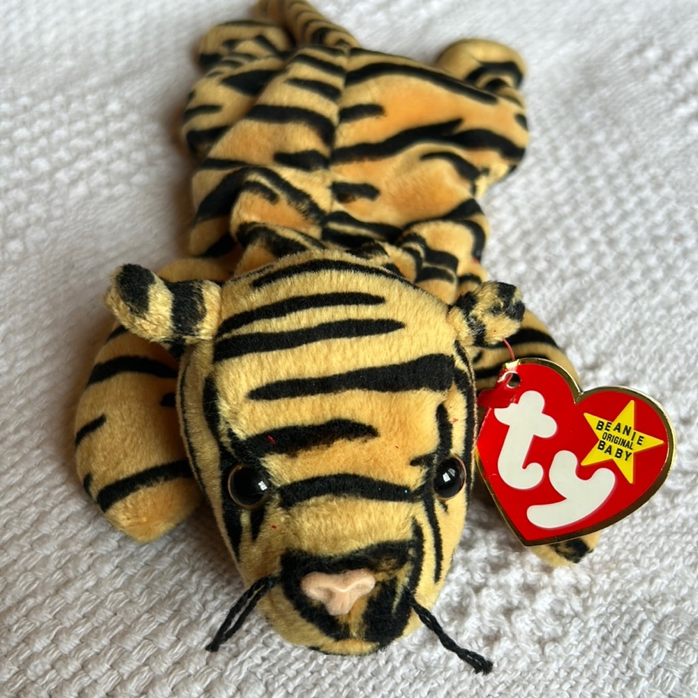 TY Beanie Baby ~ “Stripes” Tiger
